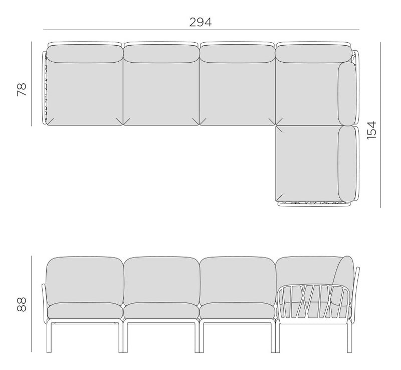 Product dimensions diagram