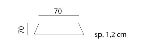 Product dimensions diagram