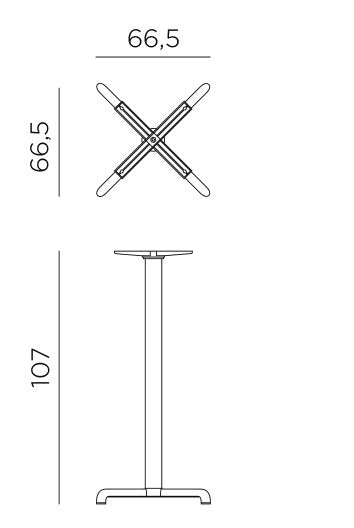 Product dimensions diagram