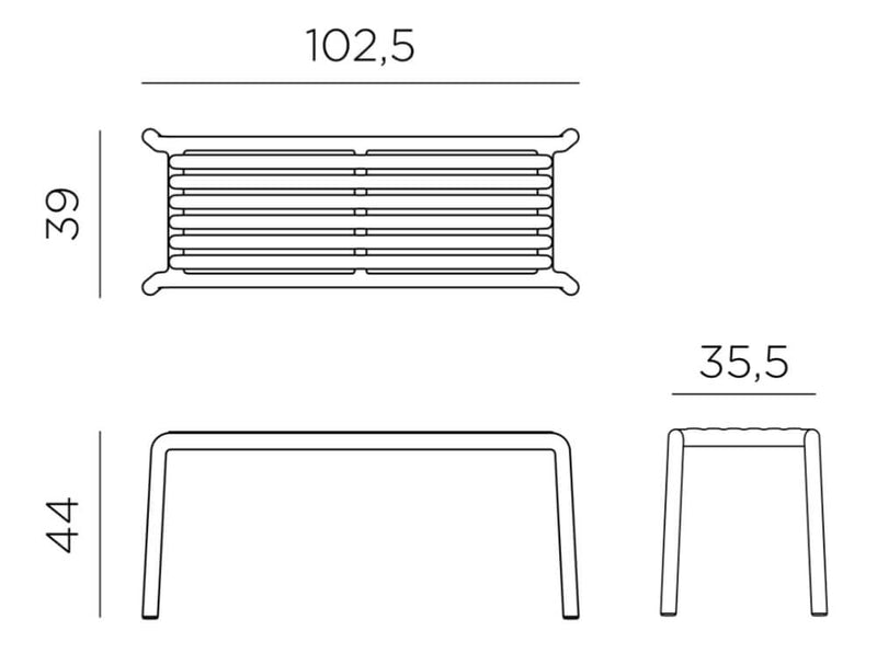 Product dimensions diagram