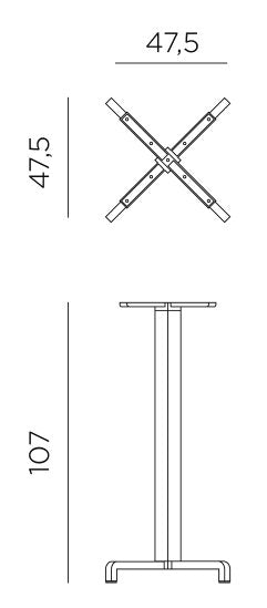 Product dimensions diagram