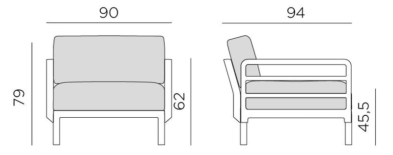Product dimensions diagram