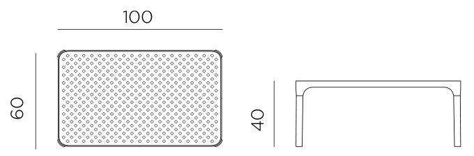 Product dimensions diagram