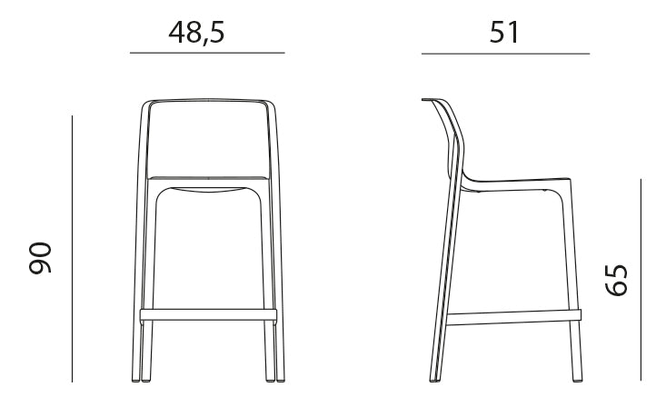 Product dimensions diagram