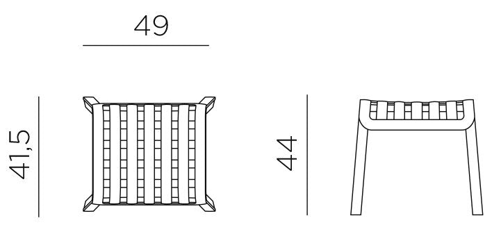 Product dimensions diagram
