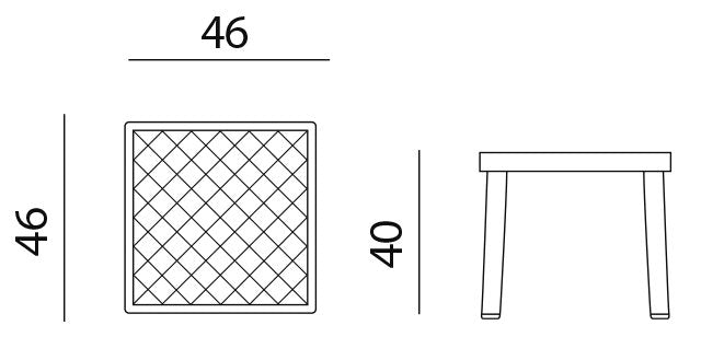 Product dimensions diagram