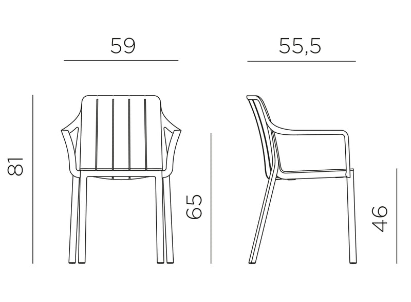 Product dimensions diagram