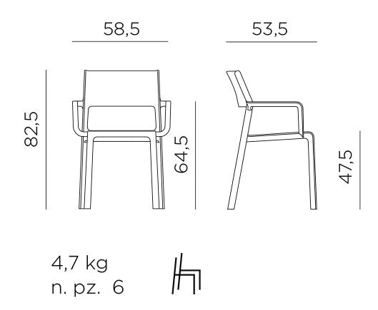 Product dimensions diagram