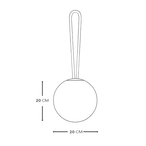 Product dimensions diagram