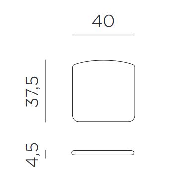 Product dimensions diagram