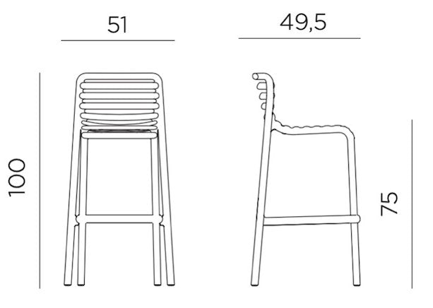 Product dimensions diagram