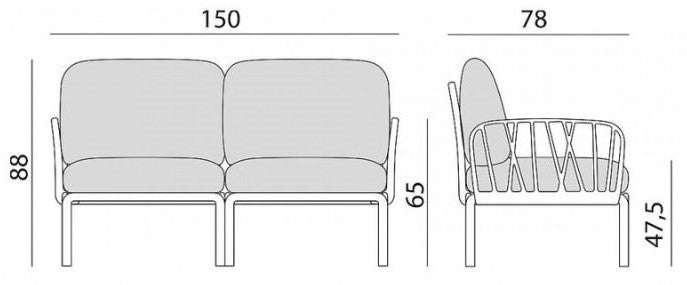 Product dimensions diagram