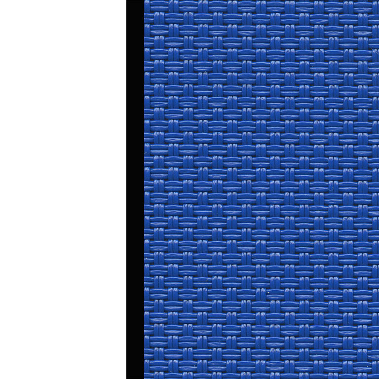 White & Blue finish