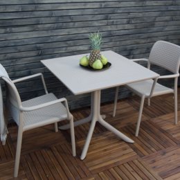 Clip Bora 3 Piece Balcony Setting - White, Thumbnail