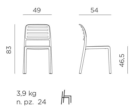 Product dimensions diagram