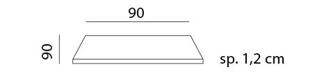 Product dimensions diagram