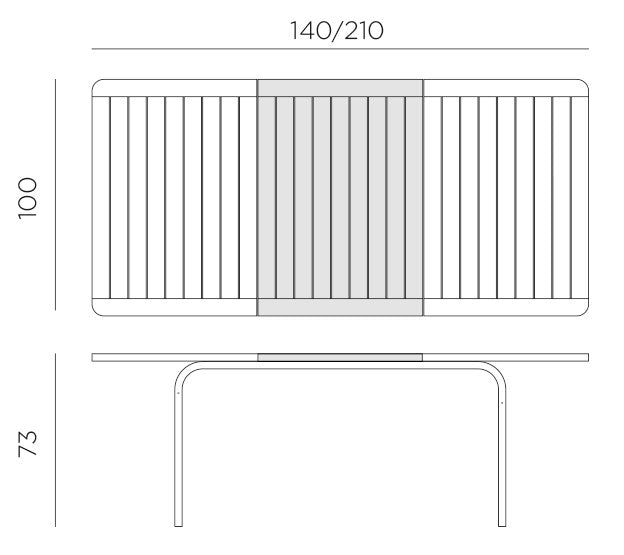 Product dimensions diagram