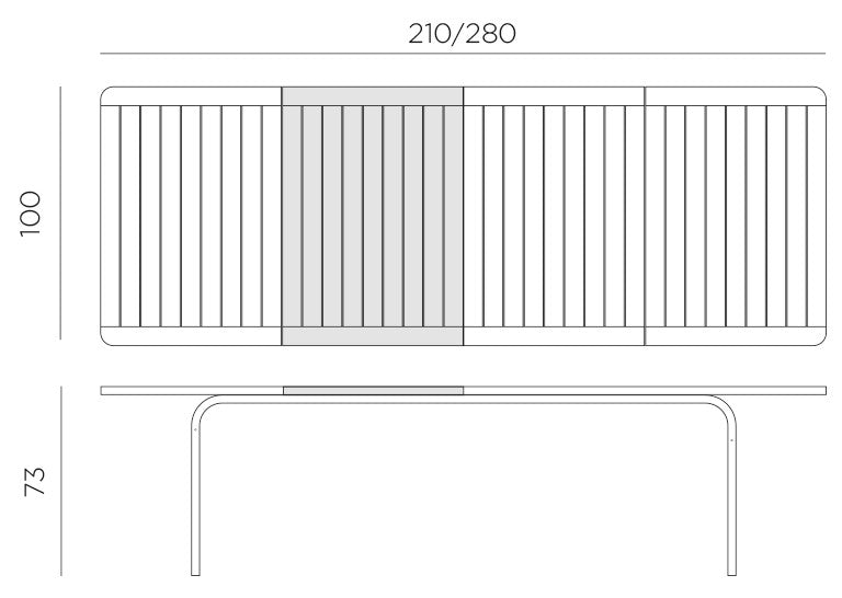Product dimensions diagram