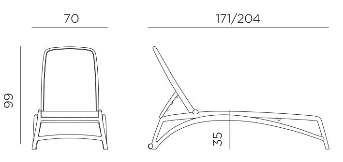 Product dimensions diagram