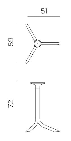 Product dimensions diagram