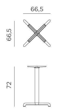 Product dimensions diagram