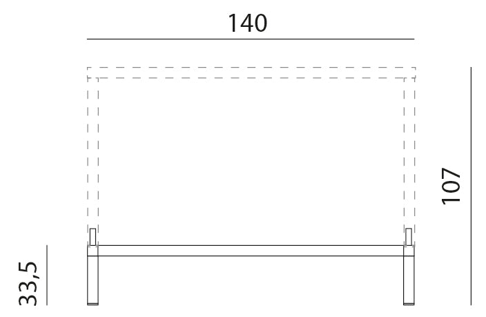 Product dimensions diagram