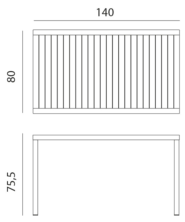 Product dimensions diagram