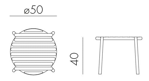 Product dimensions diagram