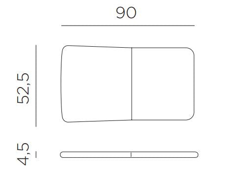 Product dimensions diagram
