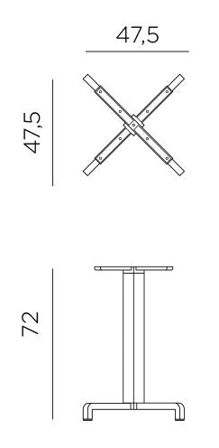 Product dimensions diagram