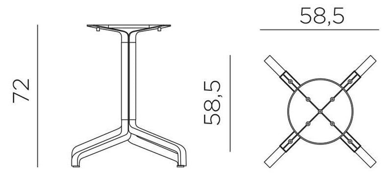 Product dimensions diagram