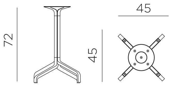 Product dimensions diagram