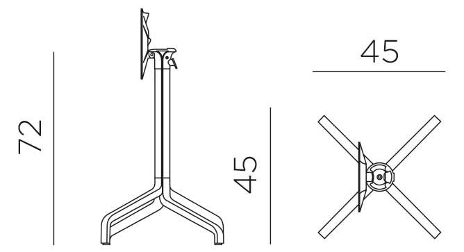 Product dimensions diagram
