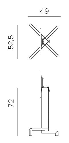 Product dimensions diagram