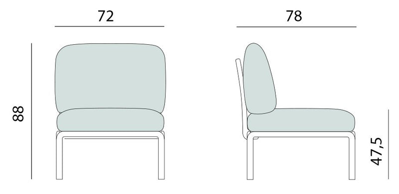 Product dimensions diagram