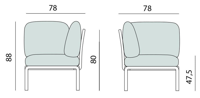 Product dimensions diagram