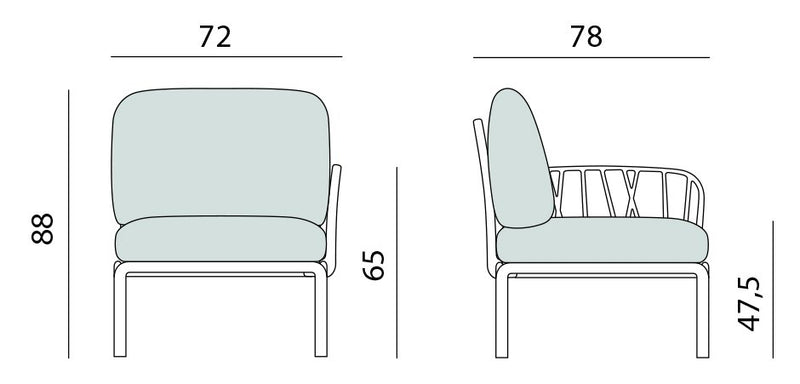 Product dimensions diagram