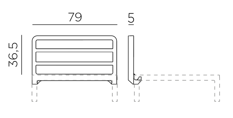 Product dimensions diagram