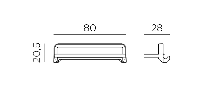 Product dimensions diagram