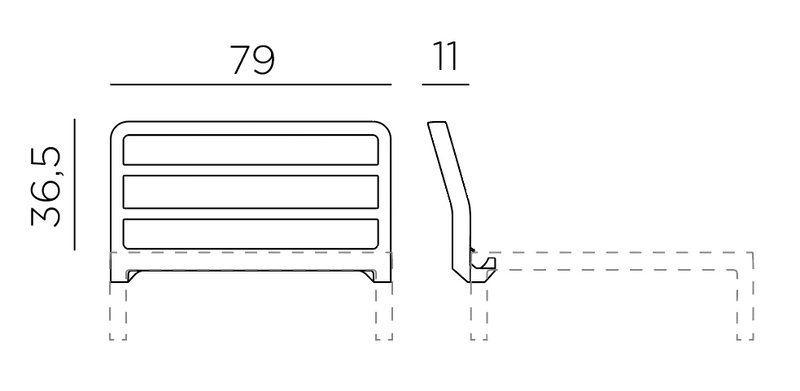 Product dimensions diagram