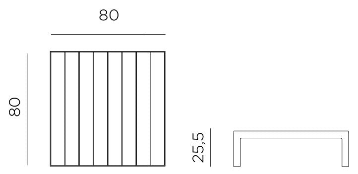 Product dimensions diagram