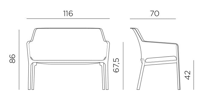 Product dimensions diagram