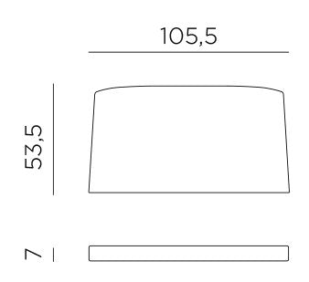 Product dimensions diagram