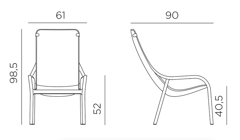 Product dimensions diagram