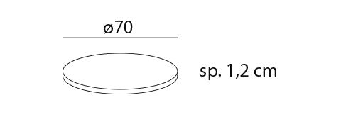 Product dimensions diagram