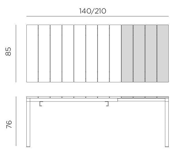 Product dimensions diagram