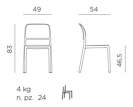 Product dimensions diagram