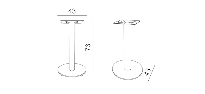 Product dimensions diagram