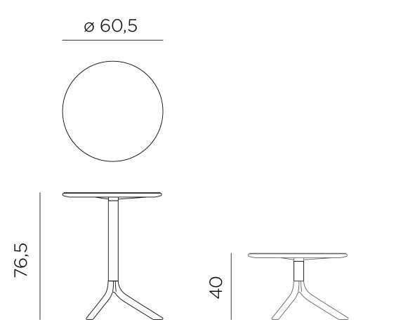 Product dimensions diagram