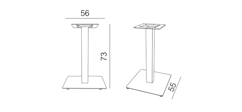 Product dimensions diagram